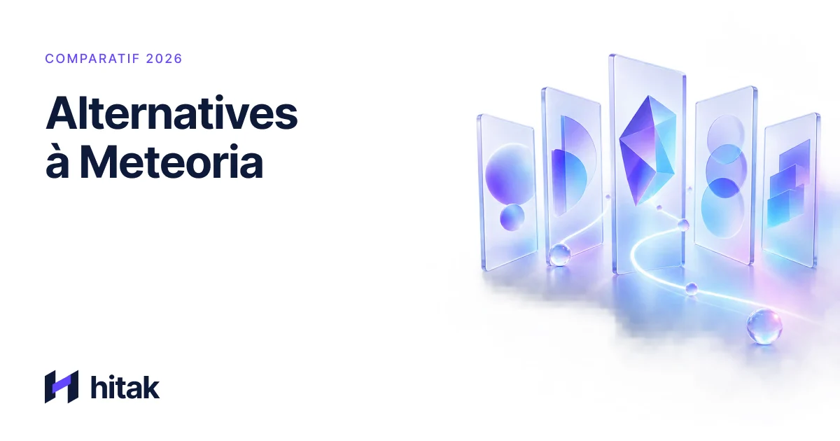 Alternative Meteoria : 5 outils GEO en 2026 — couverture du blog hitak